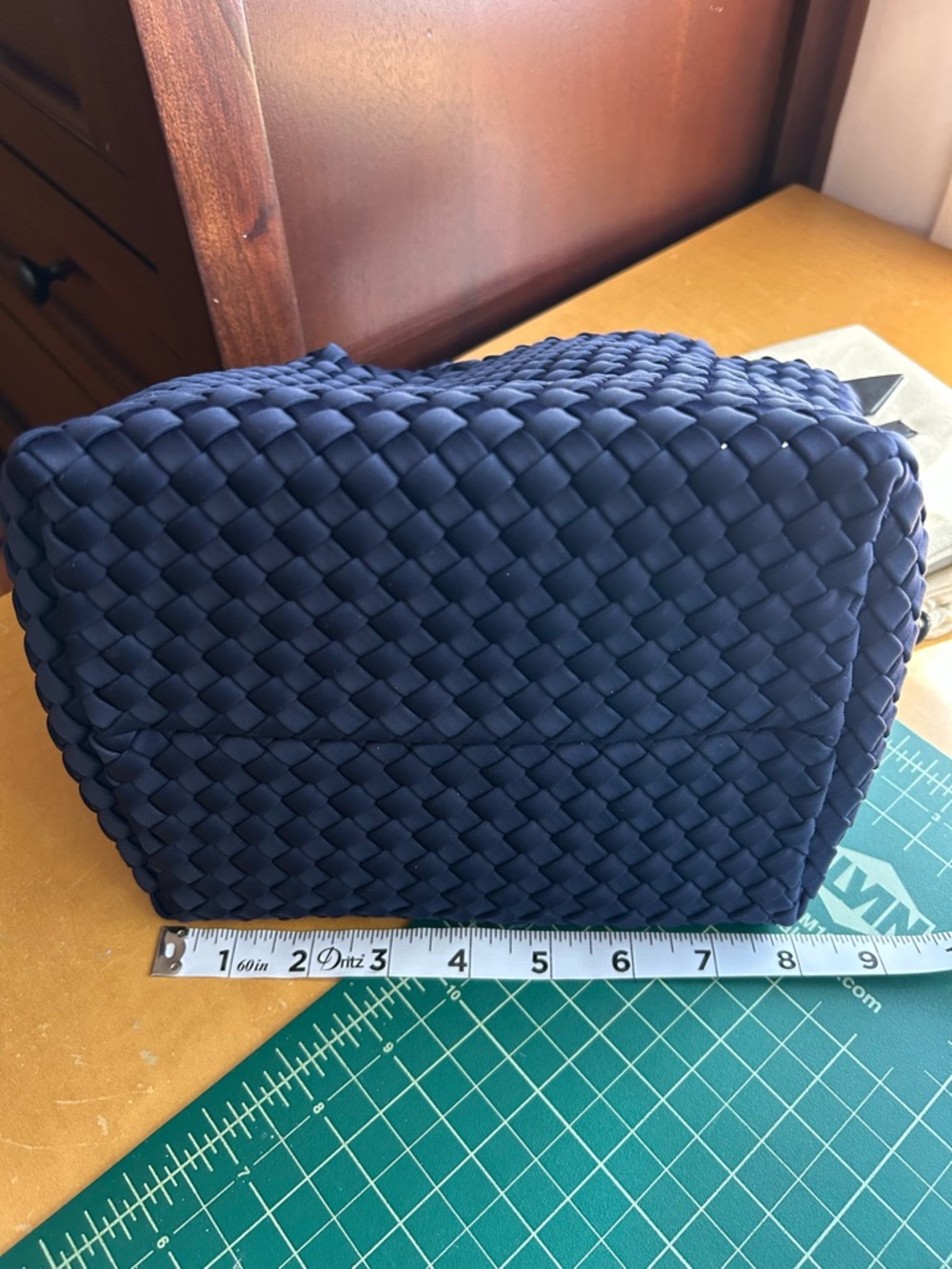 Neghedi St Barths Small Tote in Ink Blue - Picture 9 of 14